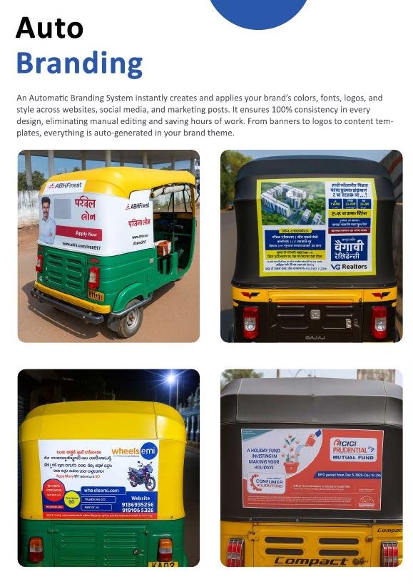 Auto Rickshaw Branding